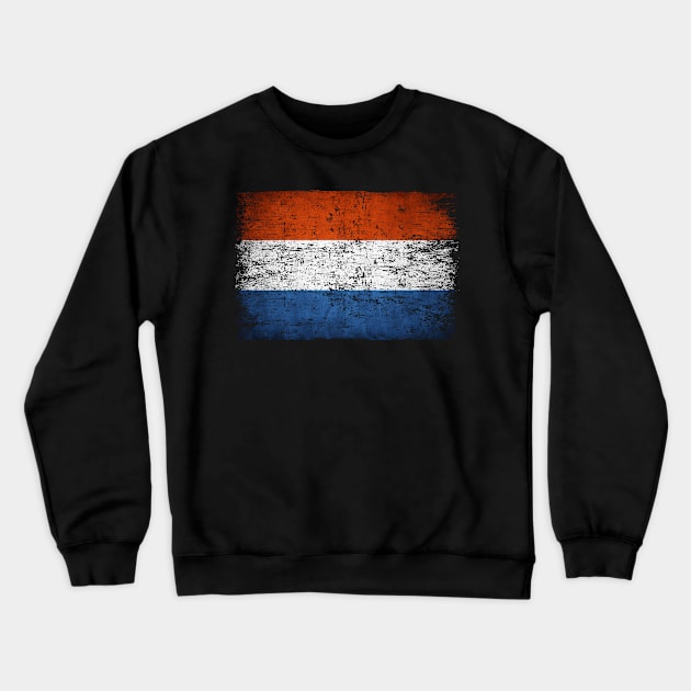 Netherlands Flag Women Men Children Netherlands Vintage Crewneck Sweatshirt by Henry jonh